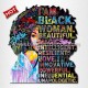 Hot Sale Afro Lady Heat Transfer Vinyl Pattern for Black Women Shirts